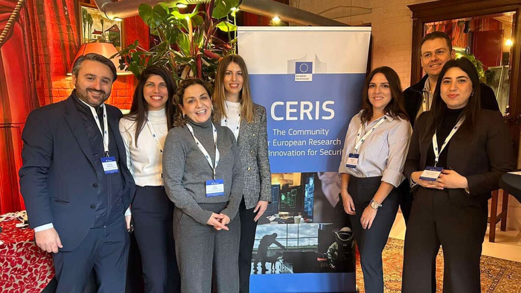KEMEA representatives at the CERIS workshop